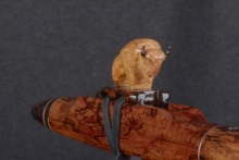 Southeast Asian Rosewood Burl Native American Flute, Minor, Mid G-4, #T7K (11)